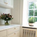 Knop Jubilee - 28mm - Onbehandeld Messing