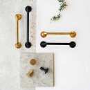 Knop Jubilee - 28mm - Onbehandeld Messing