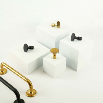 Knop Jubilee - 28mm - Onbehandeld Messing