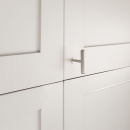 Knop T Rille Mini - RVS-look