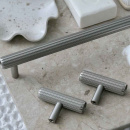 Knop T Rille - RVS Look