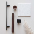 Knop Conic - 29mm - Walnoot