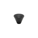 Knop Conic - 29mm - Zwart
