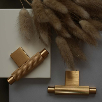 Knop T Arpa - Geborsteld Messing