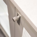 Knop Arpa/Achterplaat - RVS Look