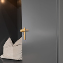 Knop Arpa/Achterplaat - Geborsteld Messing