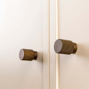 Knop Arpa/Achterplaat - Antiek Messing