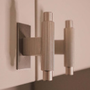 Knop T Arpa/Achterplaat - RVS Look