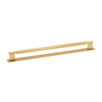Handgreep Arpa/Achterplaat - 320mm - Geborsteld Messing