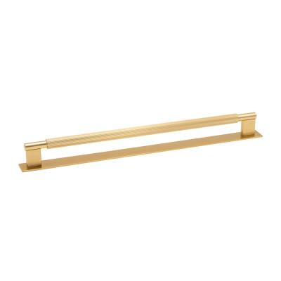 Handgreep Arpa/Achterplaat - 320mm - Geborsteld Messing in de groep Outlet bij Beslag Online (373106-11)
