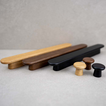 Knop Classis - 25mm - Walnoot