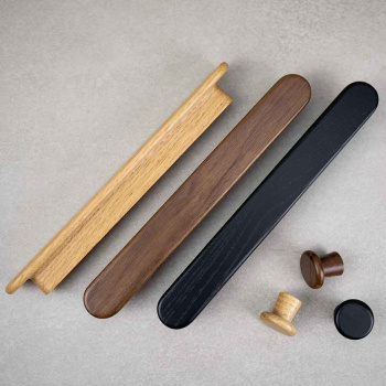 Handgreep Classis - 160mm - Walnoot