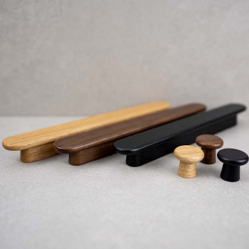 Handgreep Classis - 160mm - Walnoot