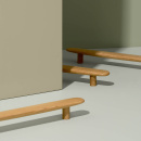 Handgreep Brutus - 160mm - Eiken