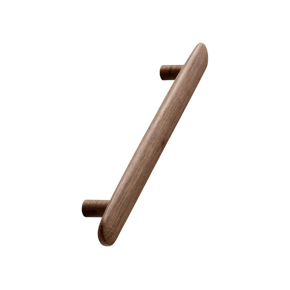 Handgreep Brutus - 160mm - Walnoot | Beslagonline.nl