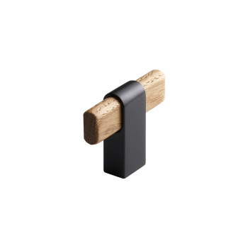 Knop T Crossing - Eiken/Zwart