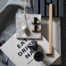 Knop T Crossing - Eiken/Zwart