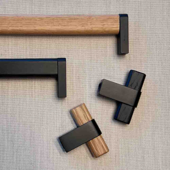 Knop T Crossing - Eiken/Zwart
