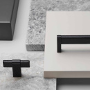 Knop T Crossing - Zwart/Zwart