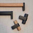 Knop T Crossing - Zwart/Zwart