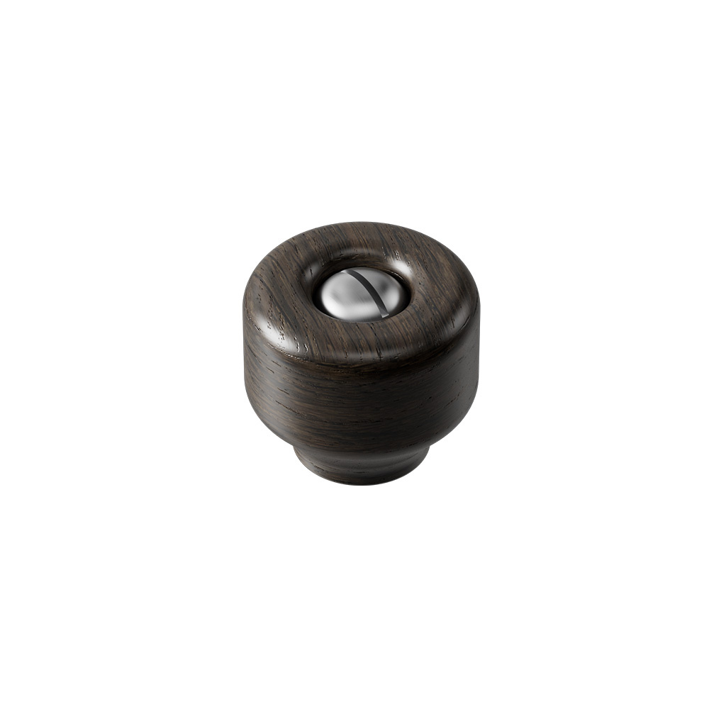 Knop Nola - 30mm - Donker Gebeitst Eiken