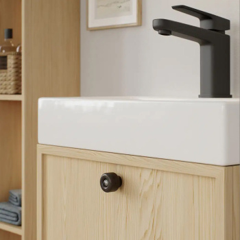 Knop Nola - 30mm - Donker Gebeitst Eiken