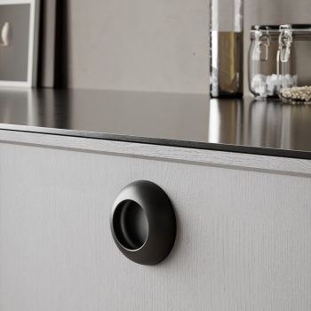 Handgreep Cup - 73mm - Mat Zwart