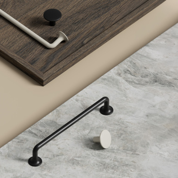 Handgreep Tango - 160mm - Glossy Dusty Creme