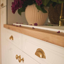 Komgreep 3922 - Messing (Mat)