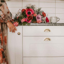 Komgreep 3922 - 64mm - Gepolijst Messing