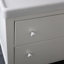 Knop 24136 - Wit/Chroom