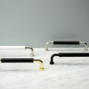 Handgreep Brohult M - 128mm - Zwart/Zwart