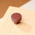 Toniton Circular Knop - Reddish Brown Toniton Circular Knop - Reddish Brown