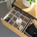 Opbergbox met 16-vakken - Beige