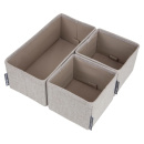 Opbergbox 3-set - Beige
