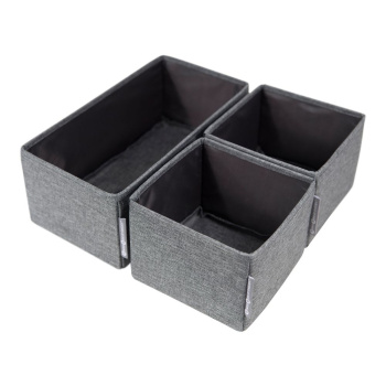 Opbergbox 3-set - Grijs