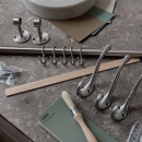 Haak Lagan - Geborsteld Chroom