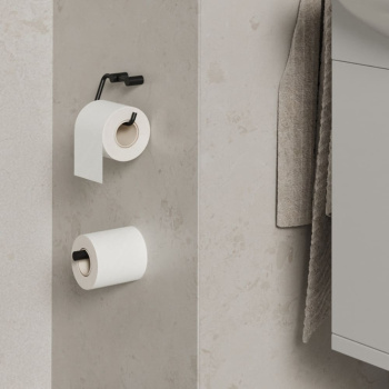 Toiletrolhouder Stay - Mat Zwart