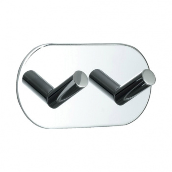 Handdoekhaak Base 100 2-Haak - Chroom