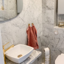 Handdoekhaak Base 200 1-Haak - Goud Gepolijst