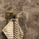 Handdoekhaak Base 200 2-Haak - Goud Gepolijst