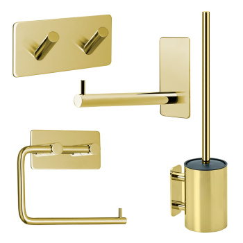 Badkamerset Base 200 - Goud Gepolijst