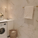 Base 200 Handdoekhouder - Goud Gepolijst