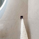 Handdoekhaak Base 200 1-Haak - Mat Zwart