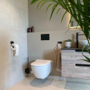 Base 200 Toiletrolhouder - Mat Zwart