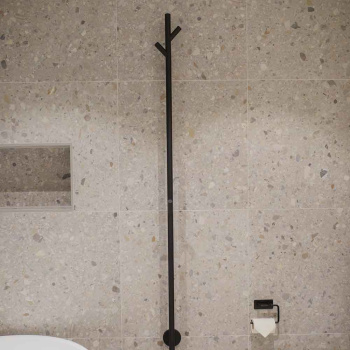 Base 200 Toiletrolhouder - Mat Zwart