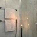 Base 200 Handdoekhouder - Mat Zwart