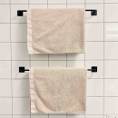 Base 200 Handdoekhouder - Mat Zwart