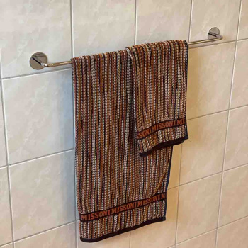 Base 100 Handdoekhouder - Chroom