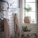 Base 200 Handdoekrek - Chroom